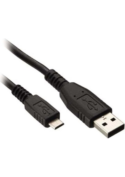 USB Micro USB Siyah 1 Metre Kablo