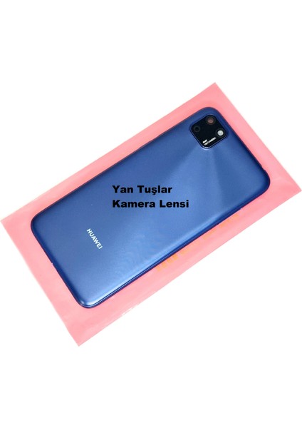 Huawei Uyumlu Y5P Kasa Arka Pil Batarya Kapağı MAVİ