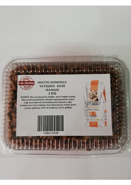 Somonlu Yetişkin Açık Kedi Maması 1 kg