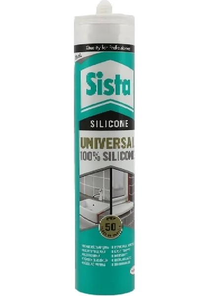 3 Adet Şeffaf Silikon 280 ml %100 Unıversal