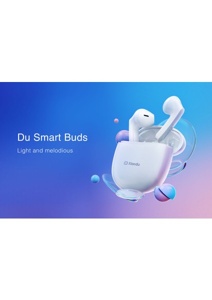 Xiaodu Du Smart Buds Bluetooth Kablosuz Kulaklık - IPX4 Suya Dayanıklı - Bluetooth 5.0 - (Distribütör Garantili)