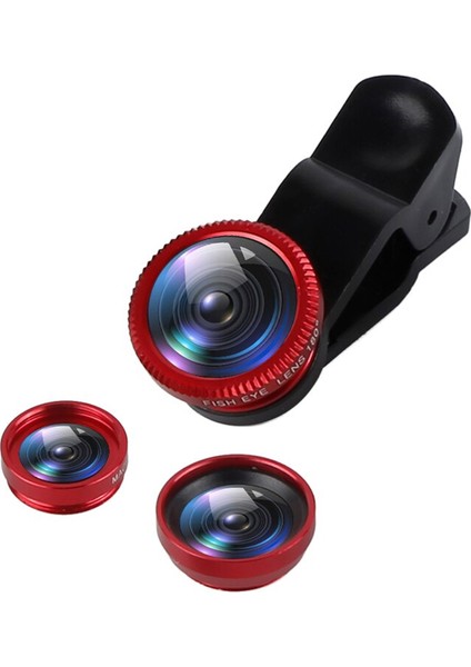 Balık Gözü Lens Fisheye Wide Makro Geniş Açılı Yakın Açılı Telefon Lensi Her Telefona Uyumlu