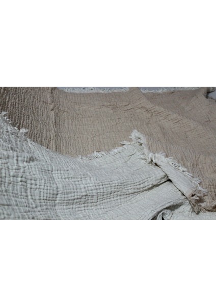 4 Kat Muslin Çocuk / Bebek Battaniyesi 120 x 120 4 Kenarı Saçaklı modelleri