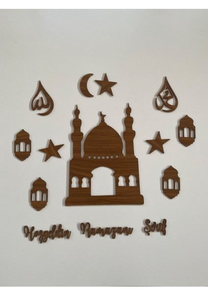 Ahşap LED Işıklı Ramazan Süsü modelleri