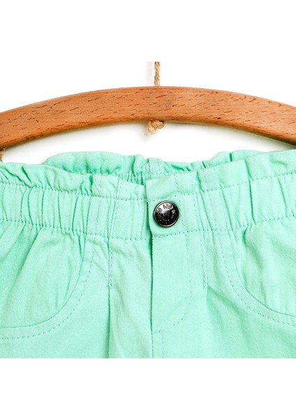 HelloBaby Basic Kız Bebek Gabardin Dokuma Pantolon Kız Bebek