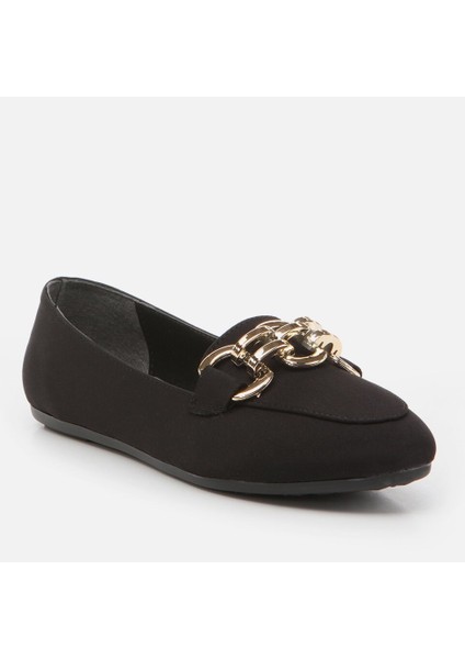 01AYY263450A100 Siyah Kadın Loafer10