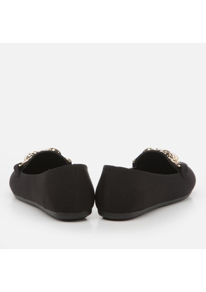 01AYY263450A100 Siyah Kadın Loafer10