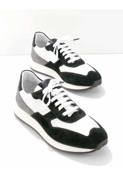 Yeşil Süet Leather Erkek Sneaker E01901622602