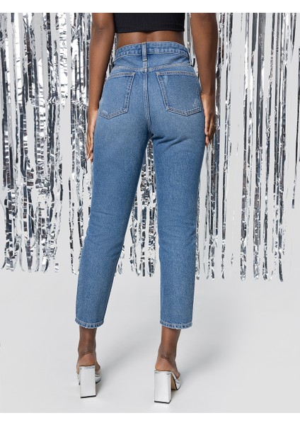 Mom Regular Fit Bayan Pantolon modelleri