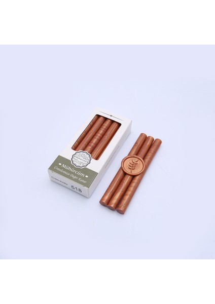 Mühür Mumu Çubuk 11MMX120MM 10 Lu Paket Model: 518 Bakır Sedef modelleri