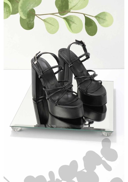 Siyah Kadın Klasik Topuklu Ayakkabı K05575031209