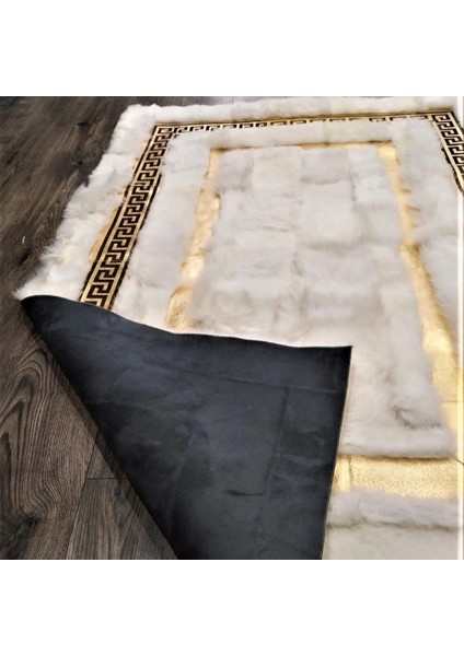 Gold Varaklı Krem Rengi Toskana Halı 200 x 300 Cm