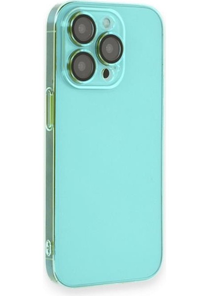 Apple iPhone 14 Pro Max Kılıf Hard Fit Şeffaf Sararmaz Lensli Kapak