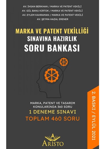 Marka ve Patent Vekilliği Sınavına Hazırlık Soru Bankası