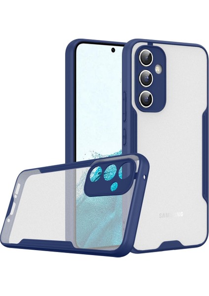 Samsung Galaxy A14 Kılıf Kenar Renkli Kamera Korumalı Mat Kapak
