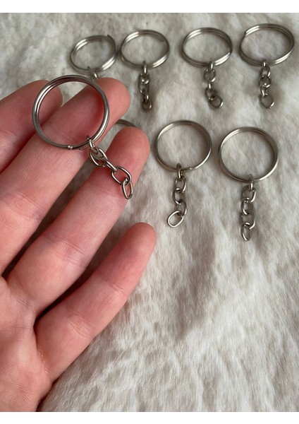 15 Adet Anahtarlık Halkası