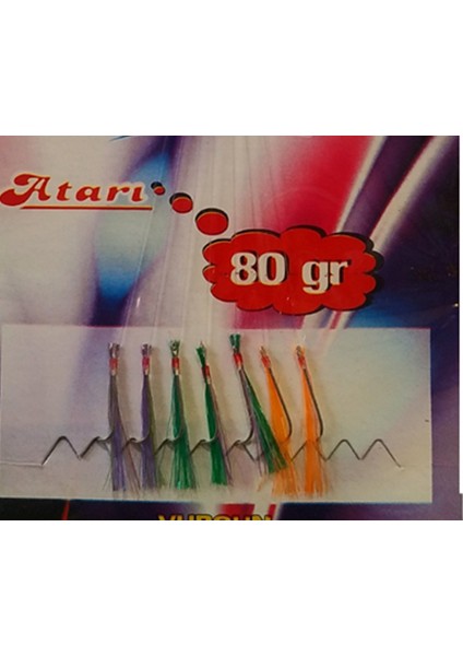 7 Iğneli 3 Renkli Organze Çapari F10