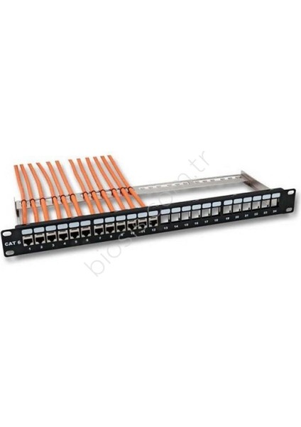 Uranıum U-Pmdlr PP-UB24-3824L 24 Port Cat6 Boş Patch Panel