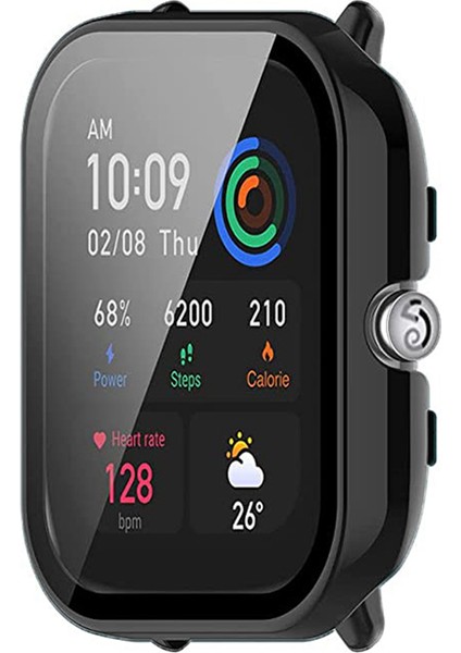 Amazfit Gts 4 Mini Ekran Korumalı Sert Rubber Kılıf - AL3173