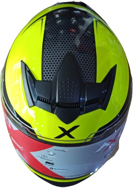 Rage Ecco Kapalı Kask Neon Sarı - Siyah S fırsatları