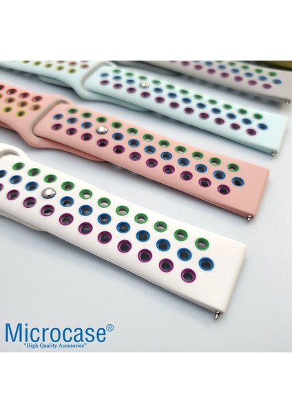 Huawei Watch Gt Sport Için Delikli Silikon Kordon Kayış - KY13 fırsatları