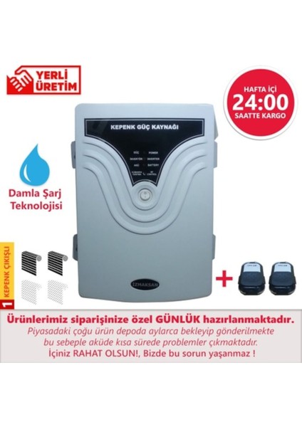 Izmaksan 1200 Watt 3 Kanallı Kepenk Güç Kaynağı