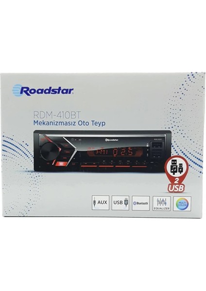 RDM-421BT Bluetooth Çift USB Li Oto Teyp