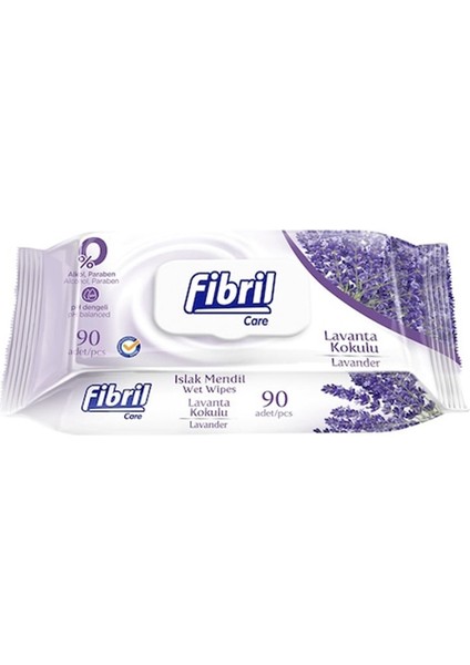 Baby Islak Havlu Mendil 90 Yaprak Lavanta Kapaklı 24 Lü Set 2160 Yaprak