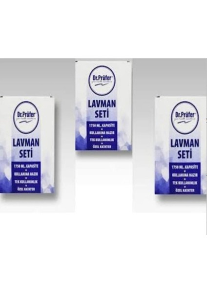 Dr. Prüfer - Lavman Seti - 3 Adet