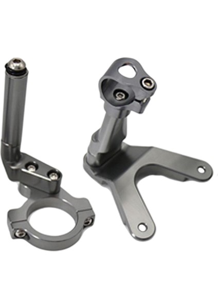 Kawasaki Ninja Için 2 x Direksiyon Stabilizatör Damper Braketi 650 17-2021 Titanyum (Yurt Dışından)