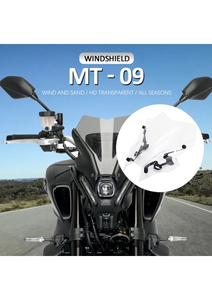 Fz 09 Şeffaf Için Motosiklet Ön Cam Motosiklet Vizörü (Yurt Dışından) modelleri