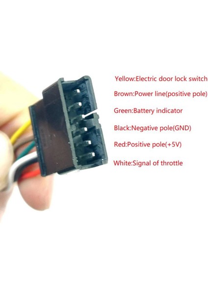 Elektrikli Bisiklet Aksesuarlarına Uygun LCD Ekranlı Gidon Gaz Kelebeği Kavrama (Yurt Dışından)