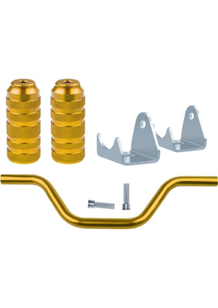 Motosiklet Ayağı Pegs Pedallar Alüminyum Alaşım Kir Bisiklet Scooter Altın (Yurt Dışından) modelleri