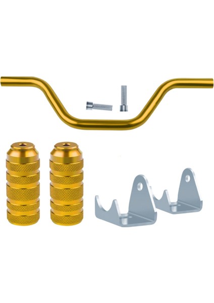 Motosiklet Ayağı Pegs Pedallar Alüminyum Alaşım Kir Bisiklet Scooter Altın (Yurt Dışından) fırsatları