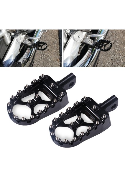 Magideal Motosiklet Ön Sürücü Ayak Çekimleri Harley XL883 2007-2010 Siyah (Yurt Dışından) fırsatları