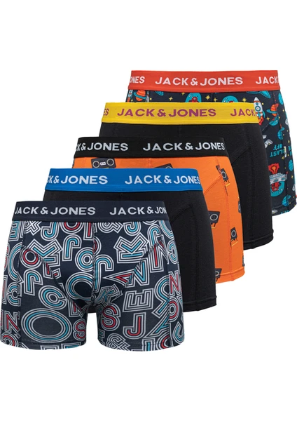 Jack & Jones Karışık 5'li Boxer Paketi - Tyler