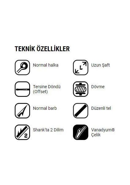 Fransız Olta Iğnesi 7245BN 10LU
