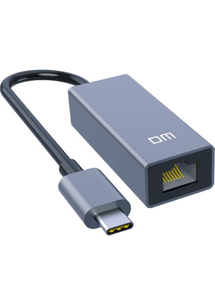 Dm CHB017 Type-C To RJ45 1000MBPS Gigabit Ethernet Dönüştürücü