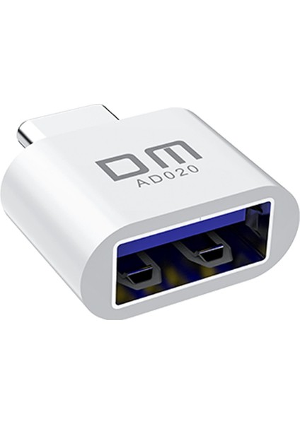 AD020 Type-C To USB 2.0 Mini Otg Çevirici Dönüştürücü Adaptör