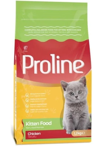 Pro Line Kitten Tavuklu Yavru Kedi Maması 1.2 kg