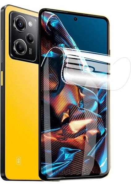 Xiaomi Poco X5 Pro 5g Uyumlu Ekran Koruyucu Camı Seramik Tam Kaplar Nano Esnek Cam Filmi Tam Kaplayan Kırılmaz