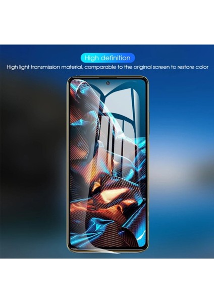 Xiaomi Poco X5 Pro 5g Uyumlu Ekran Koruyucu Camı Seramik Tam Kaplar Nano Esnek Cam Filmi Tam Kaplayan Kırılmaz