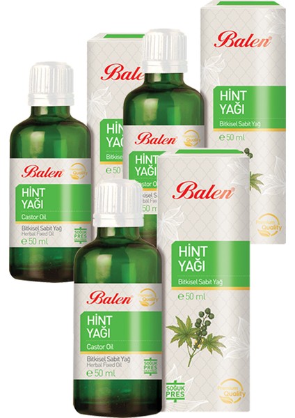 Hint Yağı 50 ml x 3 'lü