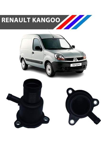 -Kangoo 1.4-1.6 Benzinli Termostat Kapağı Yan Sanayi 1997 - 2005 7700101179