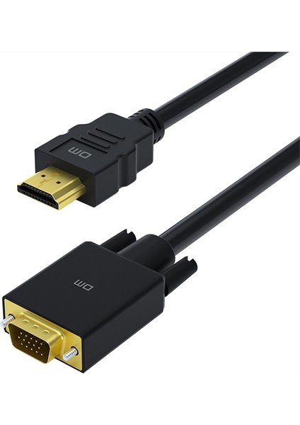 CHB033 HDMI To VGA Görüntü Aktarım Kablosu 1.8 Metre