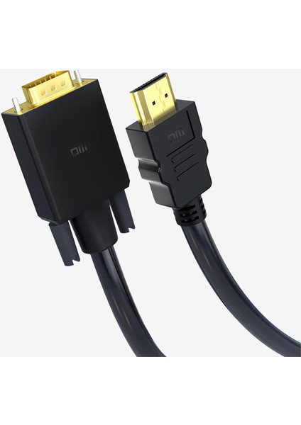 CHB033 HDMI To VGA Görüntü Aktarım Kablosu 1.8 Metre