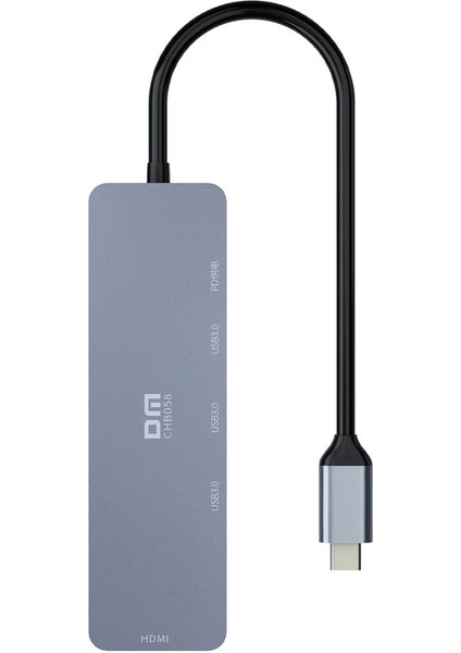 Dm CHB058 Type-C To 4K HI 3*usb 3.0 Pd Hub Dönüştürücü