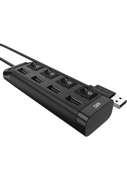 Dm CHB005 4 Portlu USB 2.0 Anahtarlı Hub Çoklayıcı