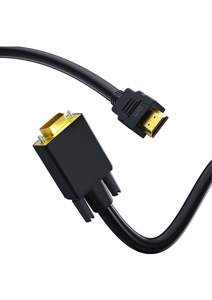 CHB033 HDMI To VGA Görüntü Aktarım Kablosu 1.8 Metre