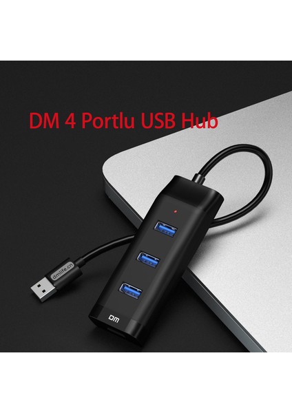 Dm CHB007 USB 3.0 4 Portlu Hub Çoklayıcı